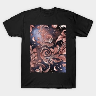 Other Worldly Designs- nebulas, stars, galaxies, planets with feathers T-Shirt